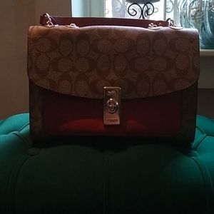 Authentic monogram coach purse